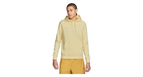 Nike sportswear club fleece hoodie yellow