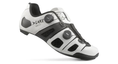 Lake cx242 wide white/black road shoes 45