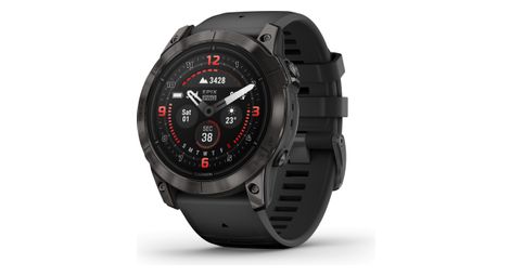 Montre de sport garmin epix pro gen 2 sapphire titane 51mm noir carbon gris