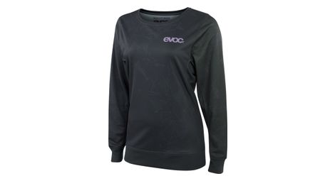 Maillot manches longues femme evoc noir violet