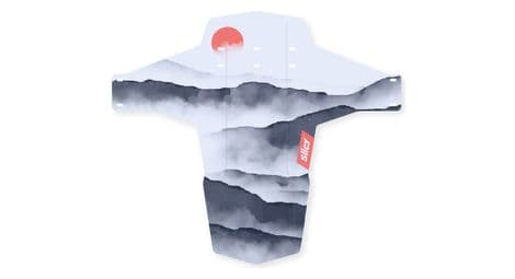 Guardabarros delantero slicy mtb hakuba blanco / rojo