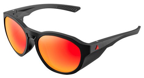 Occhiali da sole unisex Cairn Perito Nero Opaco - Rosso