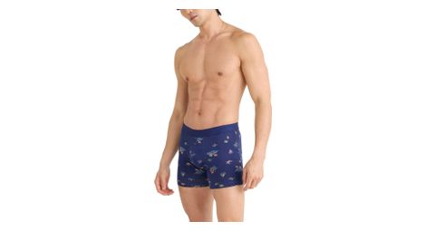 Boxer da uomo saxx droptemp cooling cotton fly island life midnight navy blue