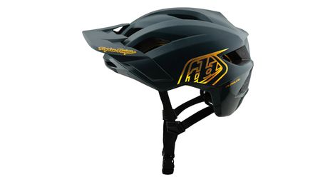 Troy lee designs flowline mips mtb kinderhelm grijs/goud