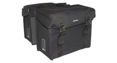 Sacoche arriere velo double basil kavan 65l noir (46x22x43cm)