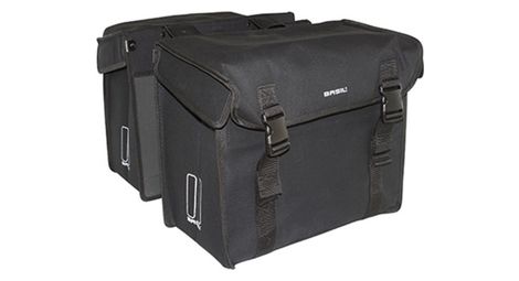Sacoche arriere velo double basil kavan 65l noir (46x22x43cm)