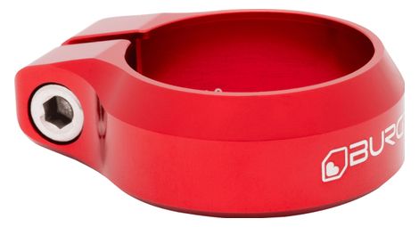 Burgtec saddle clamp aluminium red