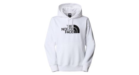 the north face drew peak hoodie white