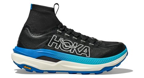 hoka tecton x 3 trail shoes black blue women s