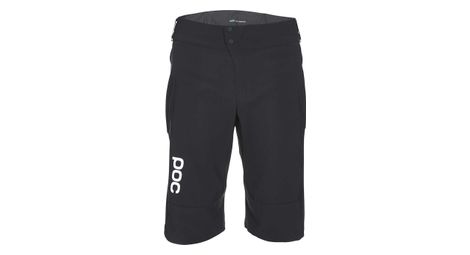 Poc essential pantalón corto para mujer mtb no liner uranio negro s