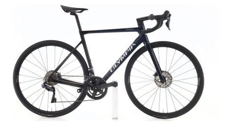 Olympia Leader Carbone Di2 11V Bleu Velo De Route Olympia Tres Bon Etat