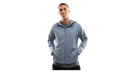 Veste coupe-vent fitness homme evolve bleu