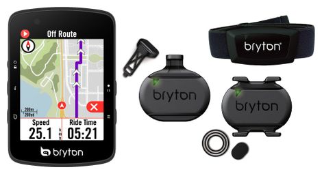 bryton rider 650t gps bike computer hrm speed cadence sensor bundle