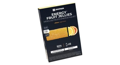 Pâtes de fruits énergétiques decathlon nutrition agrumes 12x25g