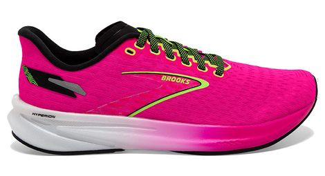 Brooks hyperion running shoes pink green women's 39