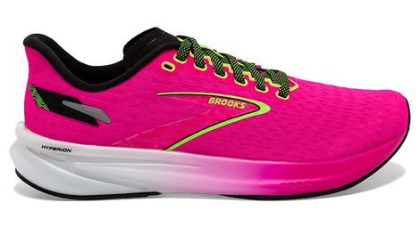 Brooks hyperion running shoes pink green women's 38