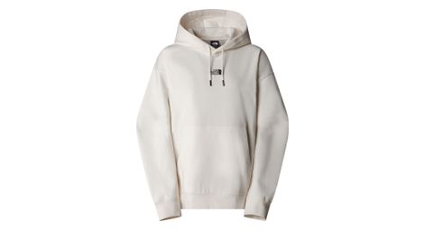 Sudadera con capuchathe north face essential para mujer, blanca