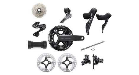 Grupo shimano ultegra di2 r8100 2x12s | 50/34t | 11-34t | pf86.5 (con pieza eléctrica)