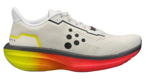 Chaussures Running Craft Endurance 3 Beige/Jaune/Rouge Homme