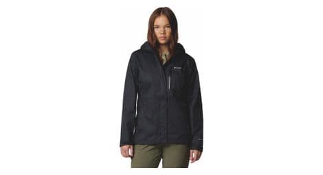 Chaqueta impermeable columbia pouring adventure iii negra mujer