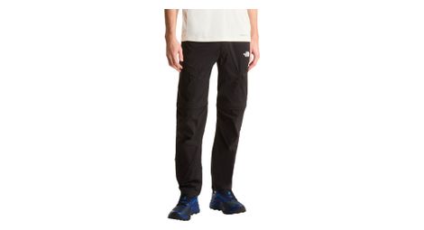 Pantalones convertibles The North Face Exploration negros para hombre - Regular