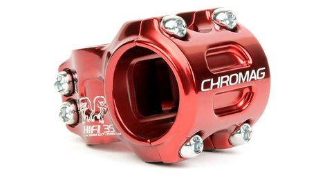 Attacco manubrio mtb chromag hi-fi 35 rosso
