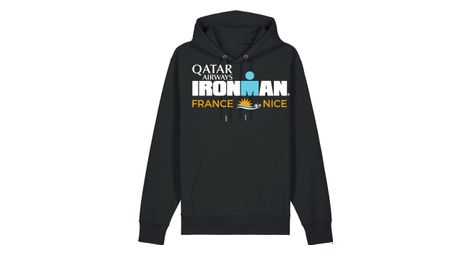 Felpa con cappuccio ironman 70.3 france nero