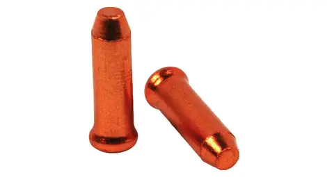 Embouts de câbles de dérailleur en alu elvedes 2.3 mm orange (10pcs)