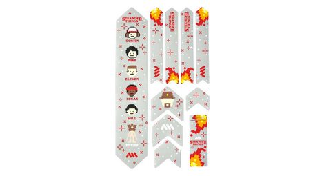Kit de protection all mountain style extra stranger things 8bit