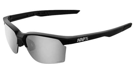 Lunettes 100 sportcoupe noir lentilles hiper miroir noir