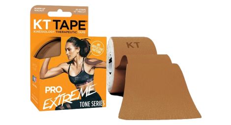 Bande predecoupee kt tape pro extreme tape 20 x 25cm noisette