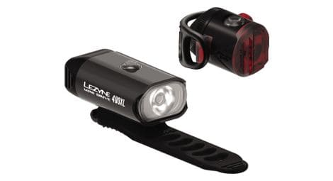 Lezyne mine drive 400xl / femto lights negro