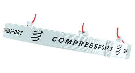 Ceinture Porte-Dossard Compressport Blanc