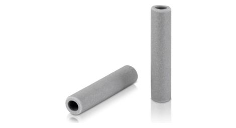 Paire de grips xlc gr s31 130 mm gris
