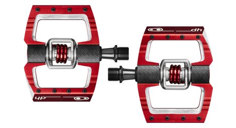 Crankbrothers mallet dh race pedalen rood