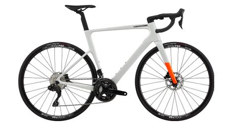 Vélo de route cannondale supersix evo 3 shimano 105 di2 12v 700 mm gris craie