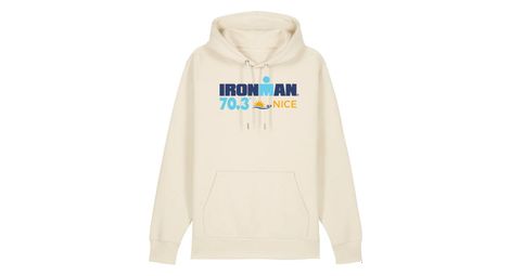 Felpa con cappuccio ironman 70.3 france raw natural