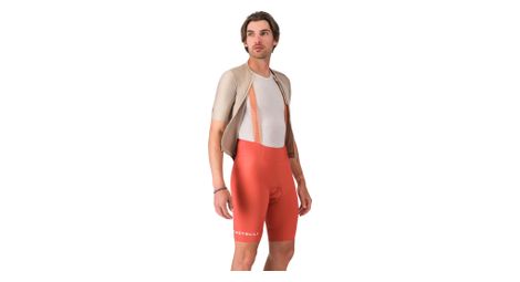 Cuissard Court Castelli Espresso 2 Orange Homme