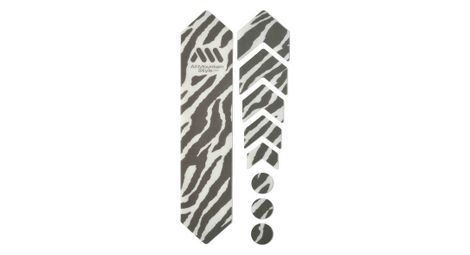 All mountain style honey comb frame protection kit 9 stuks - zebra