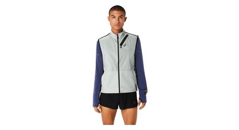 Asics Metarun Packable Sleeveless Jacket Grau