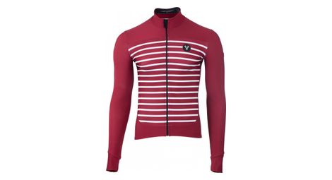 Maillot manches longues lebram ventoux bordeaux coupe ajustee
