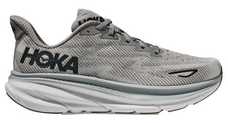 Chaussures de Running Hoka Clifton 9 Gris Blanc