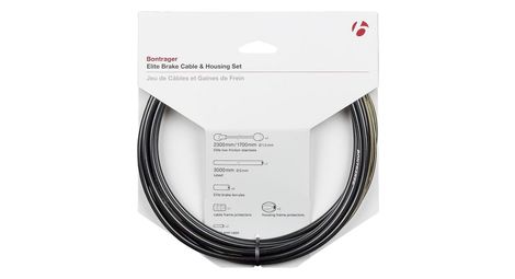 Juego de cables / carcasas de freno bontrager elite 5mm negro