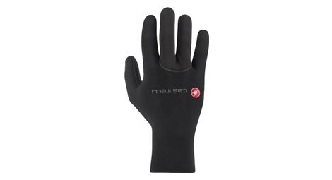 Gants longs néoprène castelli diluvio one noir 