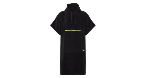 Asciugamano Poncho Speedo per adulti nero/giallo