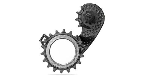 Chape de dérailleur hollowcage absoluteblack pour shimano ultegra 8100 12 v gris