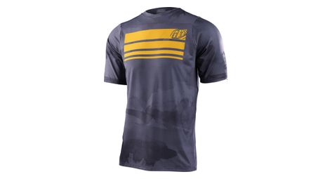 Maillot manches courtes troy lee designs skyline gris fonce