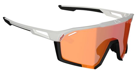 Máscara Leatt SpeedViz Pro Cryztal Negra/Blanca/Lente Roja