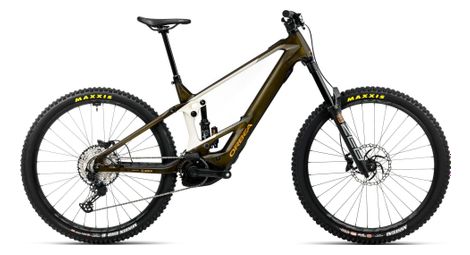 Orbea Wild M20 Elektrische Full Suspension MTB 12S 600 Wh Bosch 100 Nm 29/27.5" Caramel Bruin Carbon Blik Crème Wit 2026