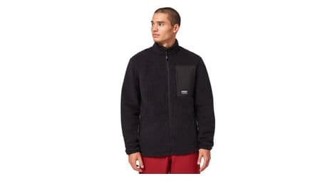 Sudadera polar oakley mountain fire sherpa negra